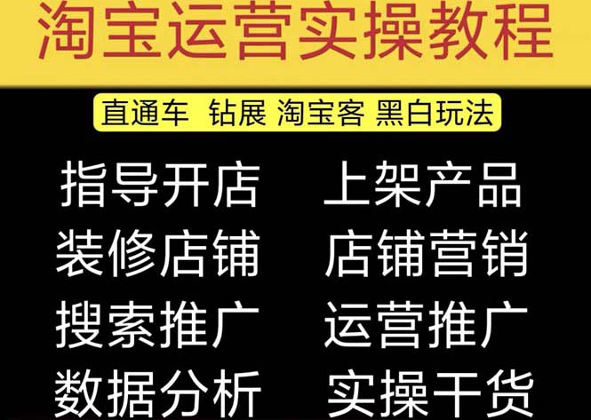 2023淘宝开店教程0基础到高级全套视频网店电商运营培训教学课程（2月更新）创学金矿——2025年领先的创业与教育知识付费平台创学金矿· 知识付费平台