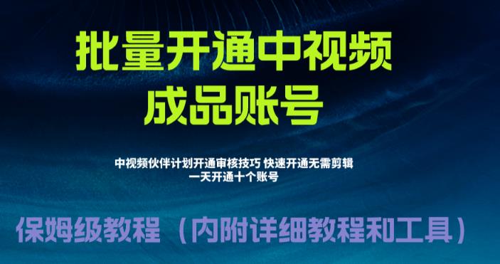 外面收费1980暴力开通中视频计划教程，附 快速通过中视频伙伴计划的办法创学金矿——2025年领先的创业与教育知识付费平台创学金矿· 知识付费平台