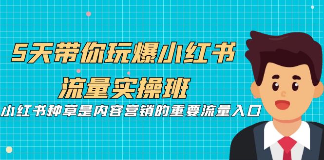 5天带你玩爆小红书流量实操班，小红书种草是内容营销的重要流量入口创学金矿——2025年领先的创业与教育知识付费平台创学金矿· 知识付费平台
