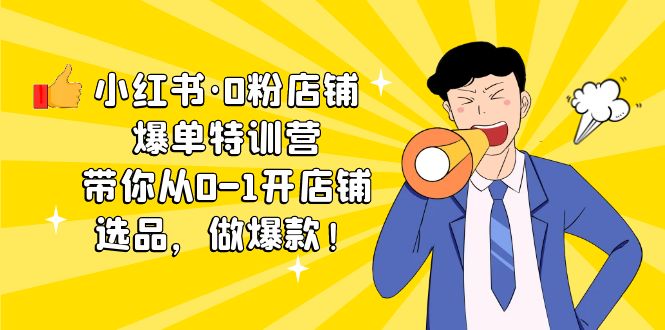 小红书·0粉店铺爆单特训营 带你从0-1开店铺，选品，做爆款（课程+工具包）创学金矿——2025年领先的创业与教育知识付费平台创学金矿· 知识付费平台