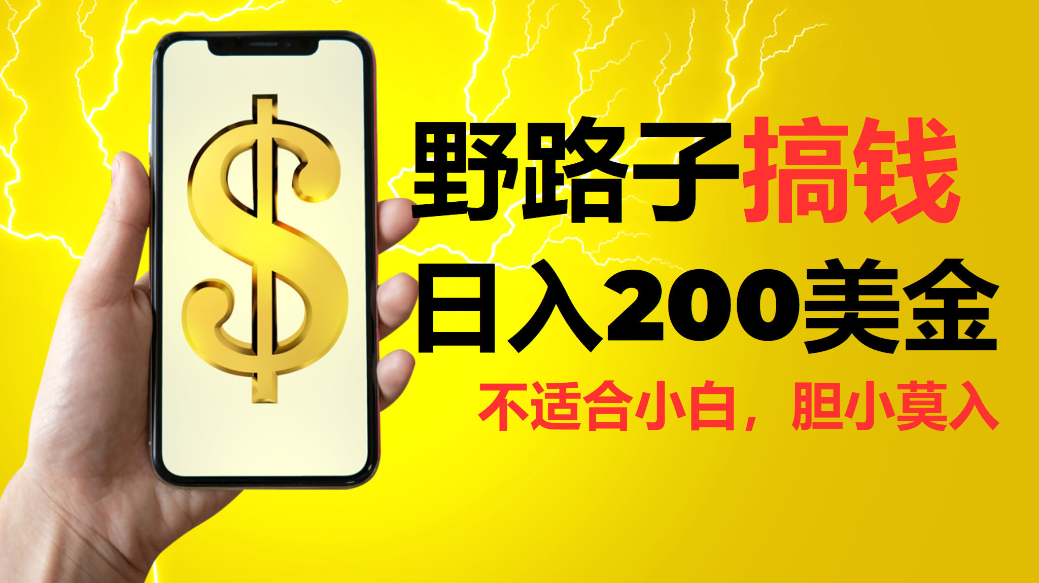 挂机野路子搞钱，日入200美金，路子很野，小白莫入创学金矿——2025年领先的创业与教育知识付费平台创学金矿· 知识付费平台