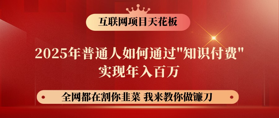 网创项目终点站-镰刀训练营超级IP合伙人，25年普通人如何通过“知识付费”年入百万创学金矿——2025年领先的创业与教育知识付费平台创学金矿· 知识付费平台