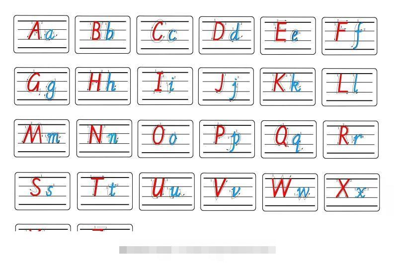 【控笔】字母描红+笔顺彩色款创学金矿——2025年领先的创业与教育知识付费平台创学金矿· 知识付费平台